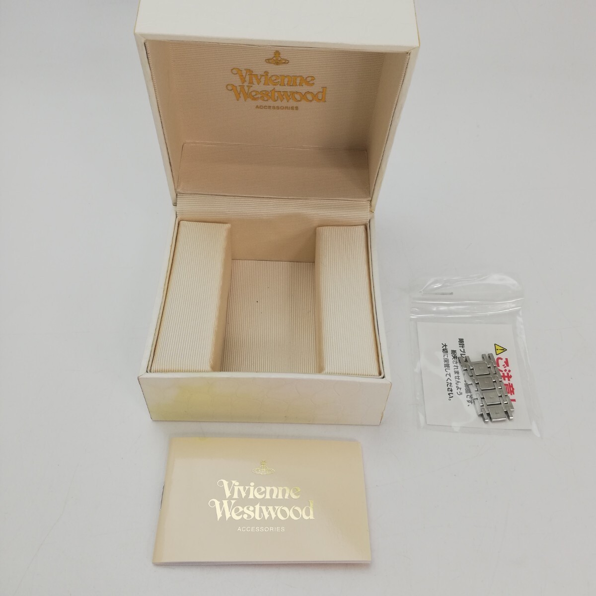 KA★1円～ 中古品 Vivienne Westwood ヴィヴィアンウエストウッド VW-7043 SS 35mm クォーツ 箱・コマ付き 稼働品_画像10