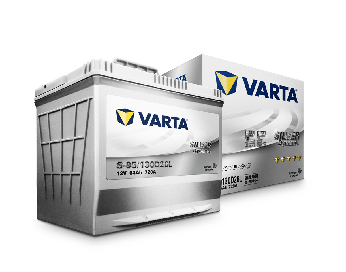 ○　アイドリングストップ車に 新品 3年6万km 保障付 VARTA SILVER K50R / 60B19R_商品イメージ　サイズは商品名通りです。