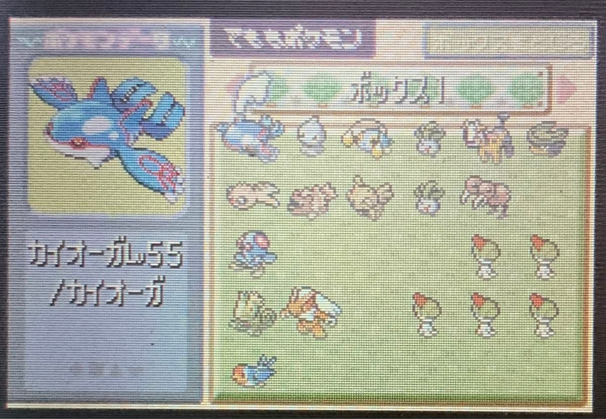 ポケットモンスター ルビー サファイア ゲームボーイアドバンス GBA ポケモン