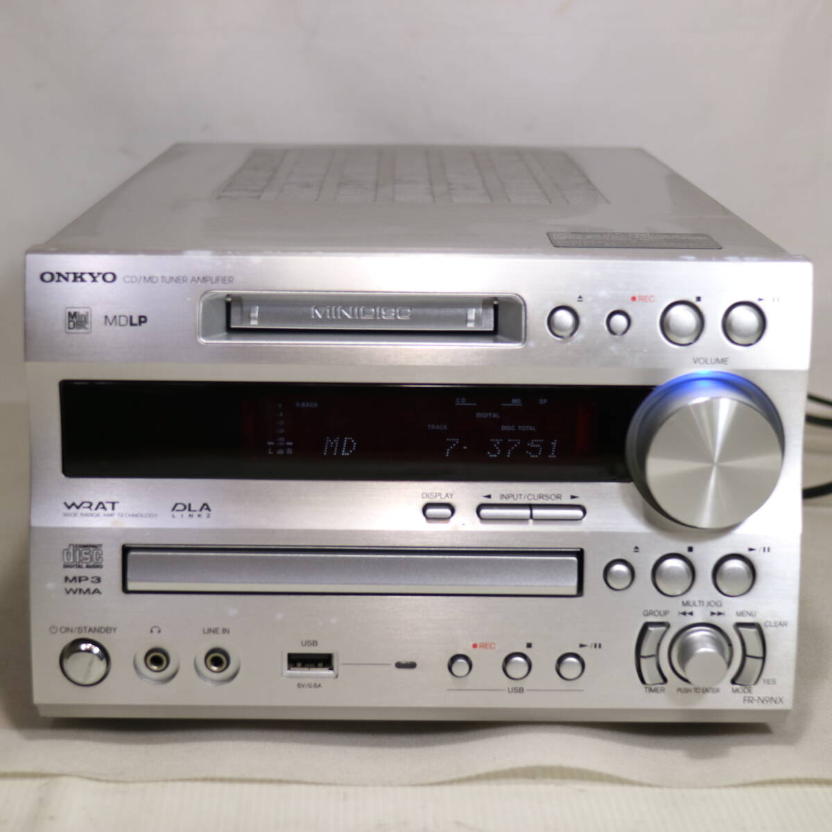  электризация подтверждено 2013 год производства ONKYO FR-N9NX CD MD USB MD тюнер усилитель проигрыватель мини компонент винтового типа динамик терминал Onkyo б/у 