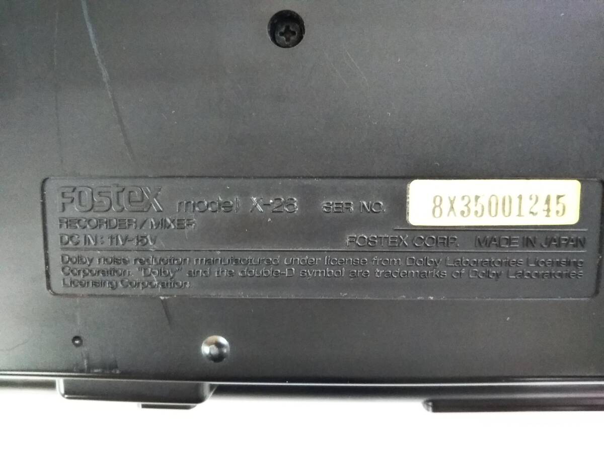  Vintage! FOSTEX X-26 MTR кассета мульти- Tracker fo стерео ks музыка машинное оборудование DTM