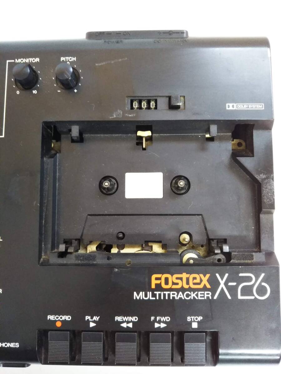  Vintage! FOSTEX X-26 MTR кассета мульти- Tracker fo стерео ks музыка машинное оборудование DTM