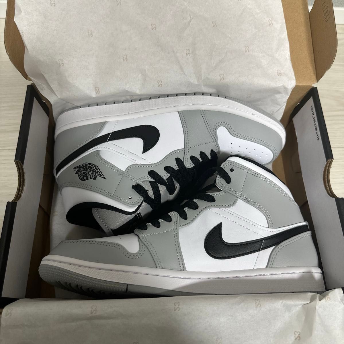 25.5cm NIKE AIR JORDAN 1 MID Smoke Grey ナイキ ジョーダン スモークグレー 新品未使用