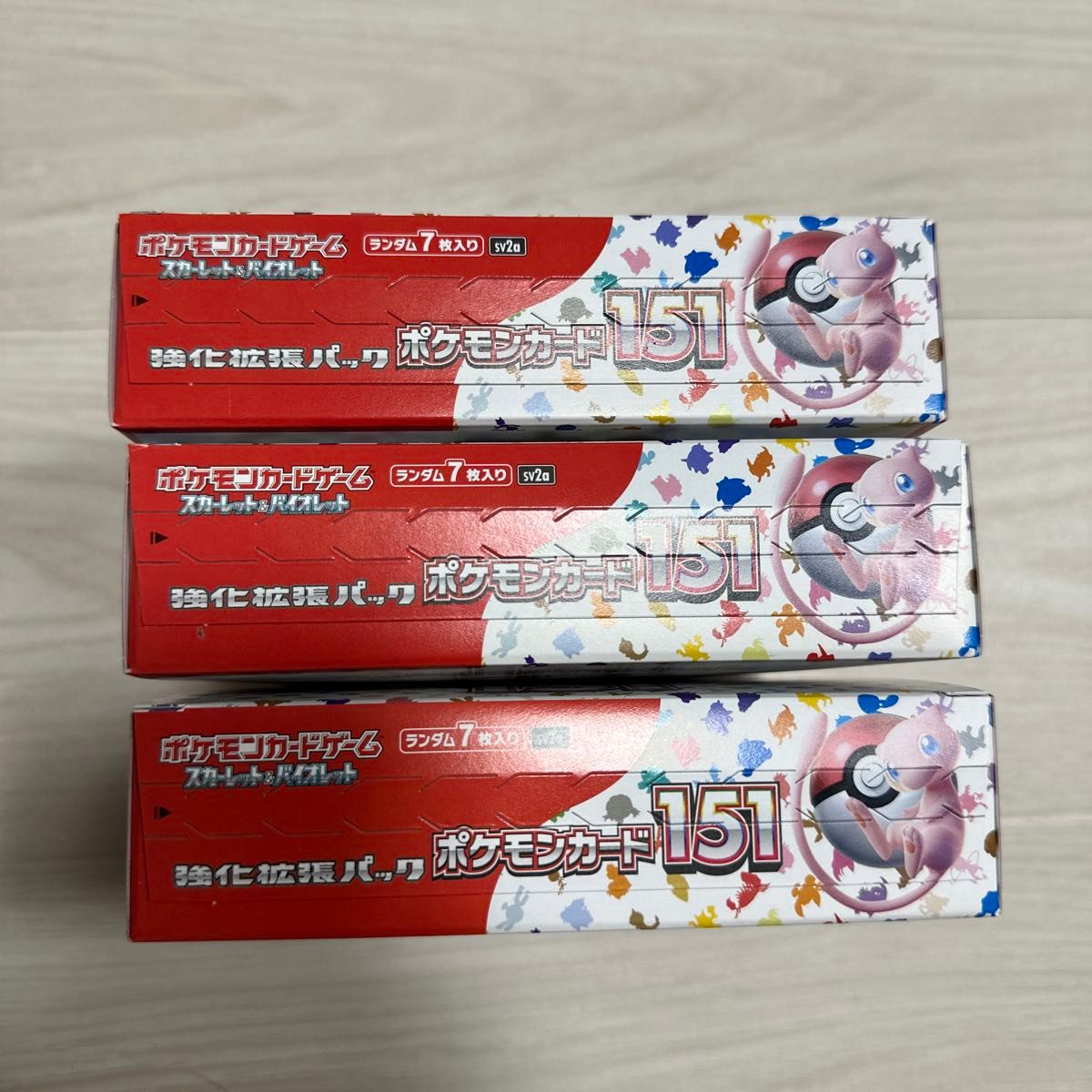 ポケモンカードゲーム ポケモンカード151 シュリンクなし TSUTAYA 渋谷 ラウンジ当選品 未開封 3BOXセット