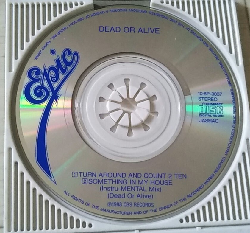 【PWL/80's】DEAD OR ALIVE デッド・オア・アライヴ TURN AROUND AND COUNT 2 TEN アンド・カウント・2・テン 国内廃盤8cm CDシングルの画像3