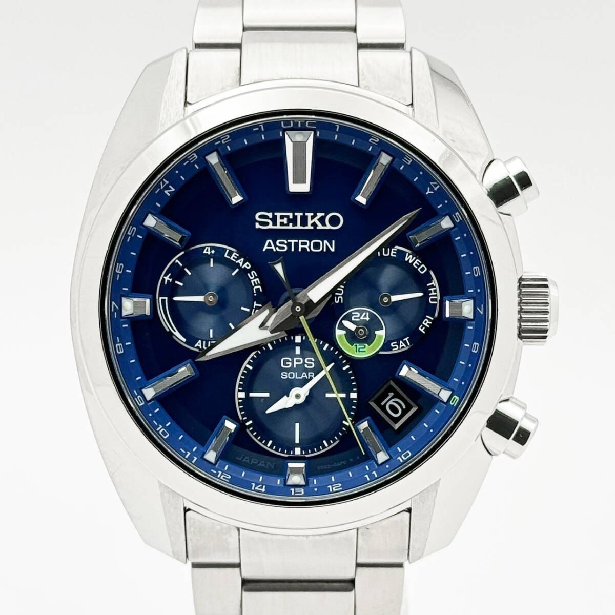 美品 動作良好 世界限定1000本 SEIKO ASTRON セイコー アストロン ジャパンコレクション2020 SBXC055 5X53-0AJ0 ブルー Japan Collection_画像1