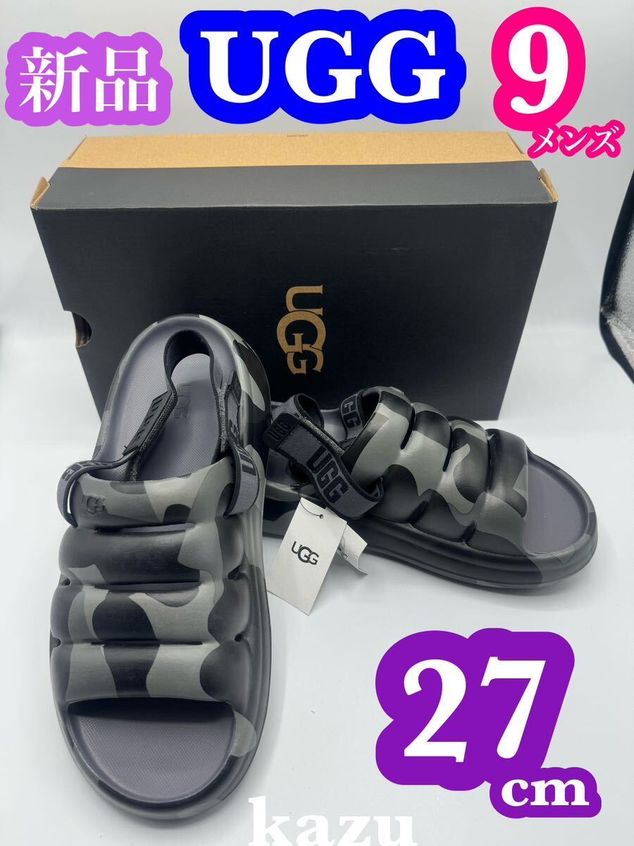新品 未使用 UGG アグ サンダル SANDAL 迷彩 グレー 新品 未使用 UGG アグ サンダル SANDAL 迷彩 グレー