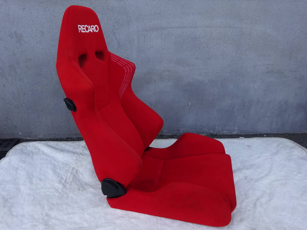 レカロ　RECARO　SR-6　KK100S　RD/RD　エスアールシックス　ケーケー100　レッド/レッド　セミバケットシート リクライニングシート 美品_画像3