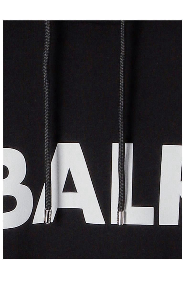 【新品未使用XL】★ BALR.（ボーラー）　フーディー　パーカー　裏起毛　黒 スウェット HOODIE プルオーバー