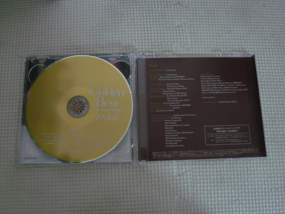 CD2枚セット[ZARD:Golden Best 15th Anniversary]中古の画像3