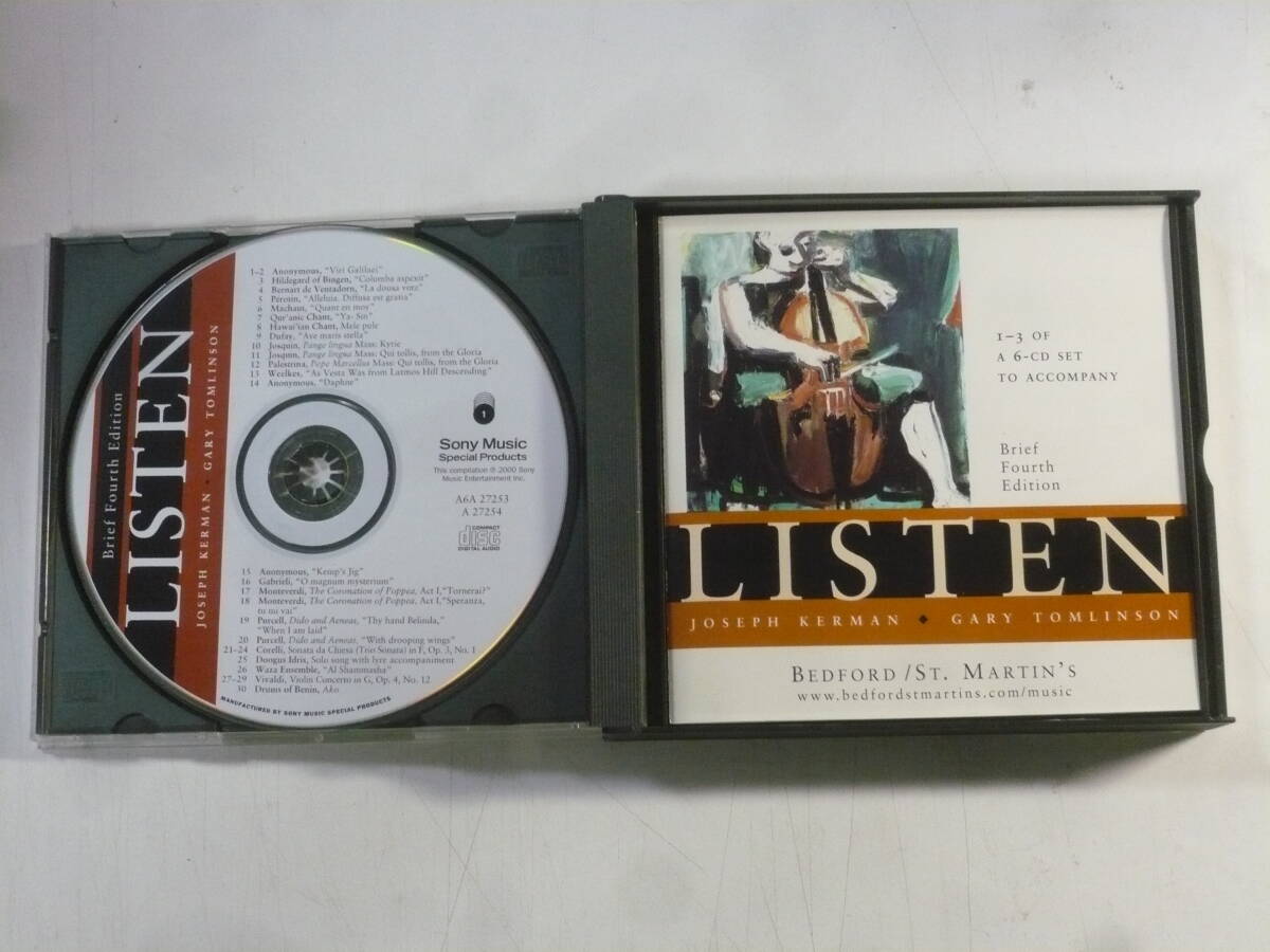 レ　CD3枚組■LISTEN　Brief Fourth Edition　KERMAN　TOMLINSON　中古_画像4