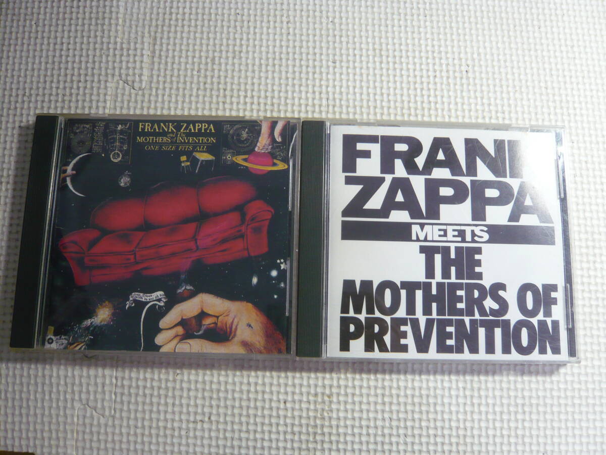 CD２枚セット☆FRANK ZAPPA One Size Fits All/Meets The Mothers Of Prevention☆中古_画像1
