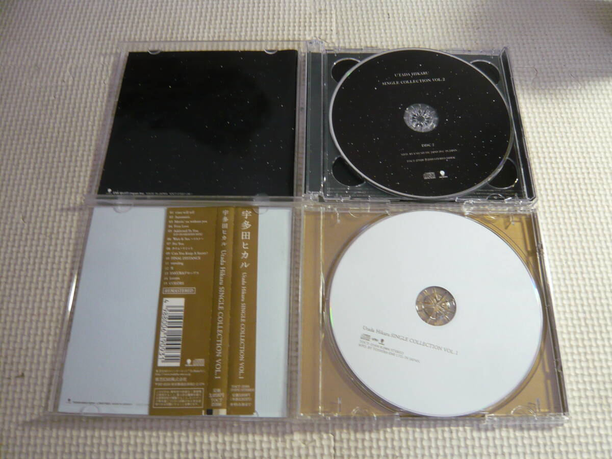 CD２セット☆宇多田ヒカル：Utada Hikaru SINGLE COLLECTION VOL.1/VOL.2☆中古_画像3