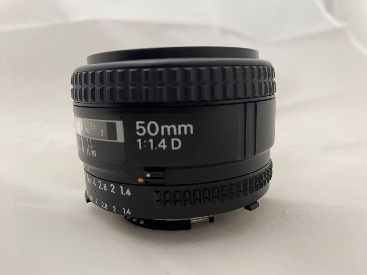 Nikon Nikon AF NIKKOR 50mm F1.4 D single burnt point lens present condition goods #2405101