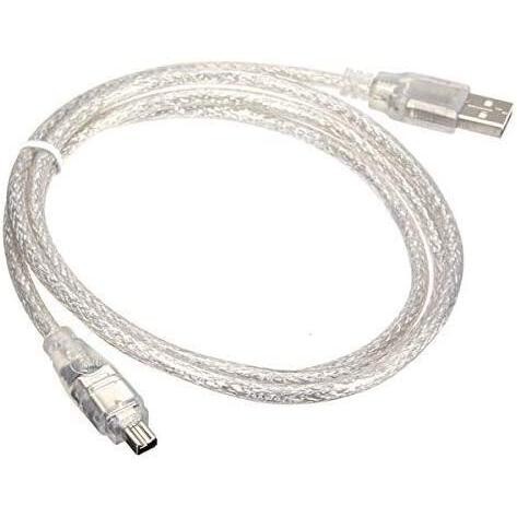 USB オス to Firewire IEEE 1394 4ピン オス iLink アダプタ コード ケーブル for Sony dcr-trv75e DV_画像3