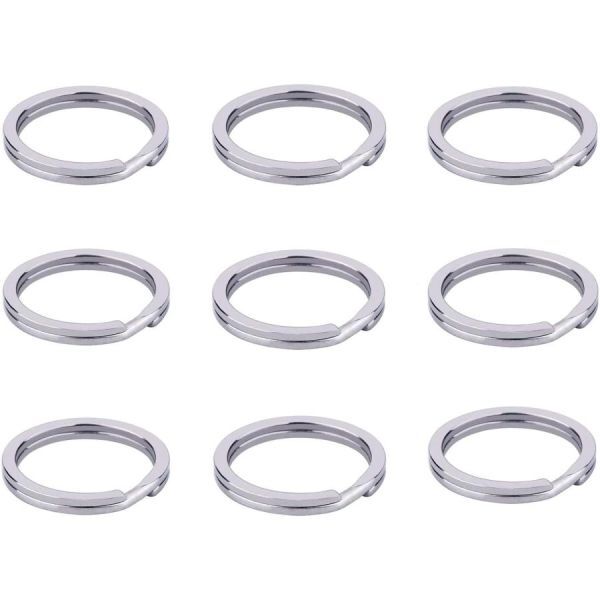  stainless steel key holder ring two -ply ring out .25mm 20 piece insertion 
