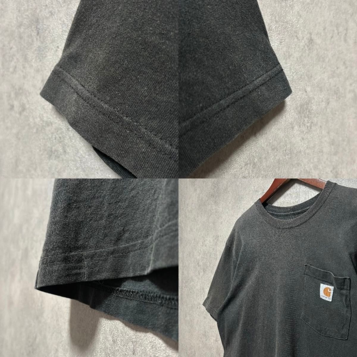 carhartt - カーハート ロゴパッチ 胸ポケット 半袖 Tシャツ