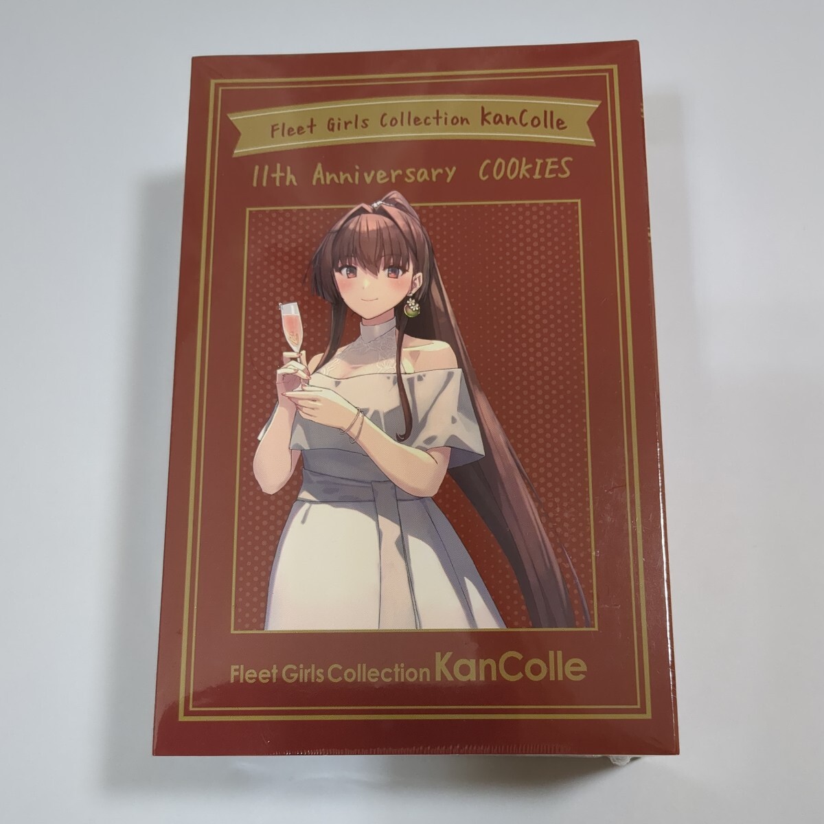 【新品未開封】艦これ ローソン 11店舗限定 11周年クッキー 赤 大和 艦隊これくしょん C2機関 カレー機関 11周年_画像2