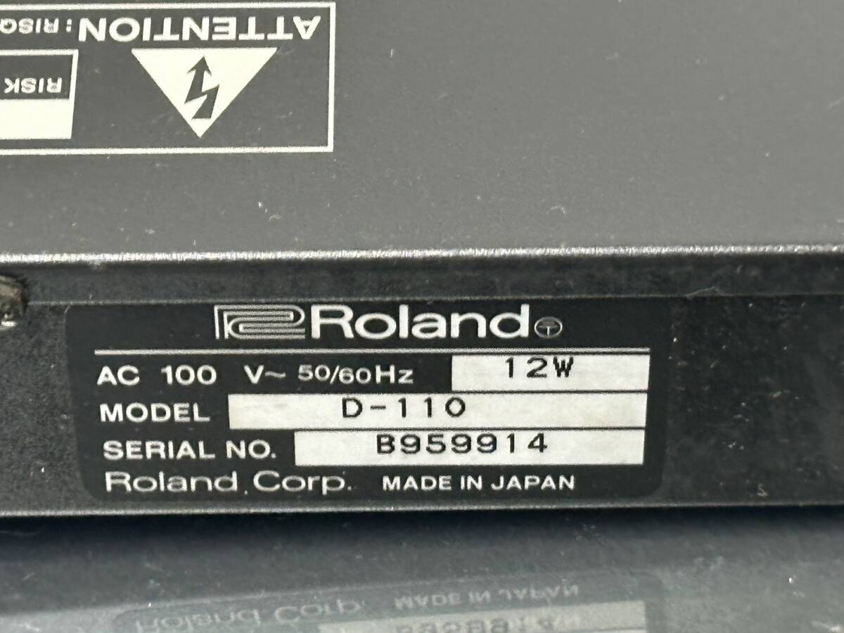 Roland ローランド　D-110 　音楽モジュール　現状品_画像6