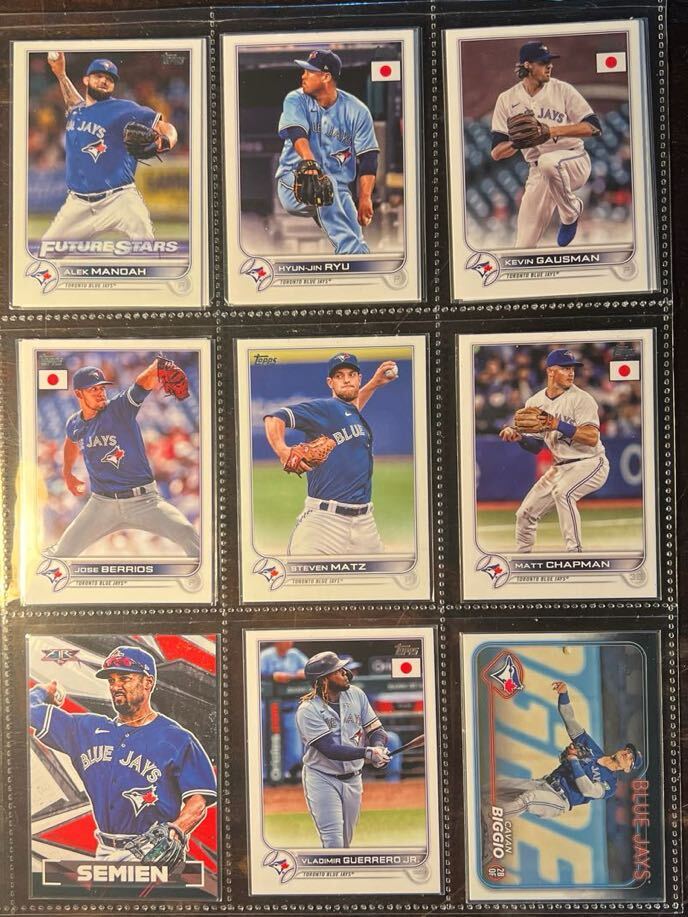 TOPPS/2021〜24/series,FIRE,JapanED/13枚/Toronto Blue Jays/Matt Chapman チャップマンGuerrero JR ゲレーロジュニア Cavan Biggio等_画像1