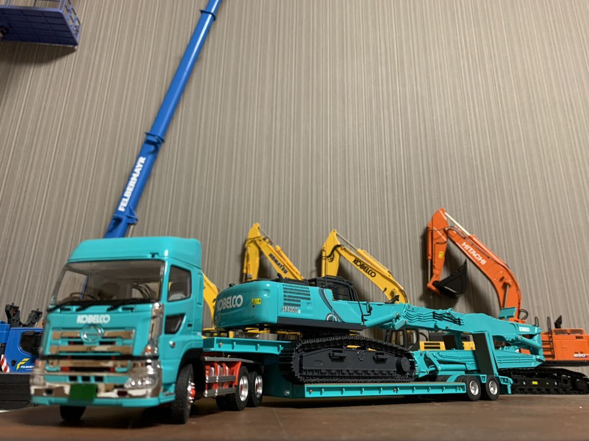 コベルコ解体機SK400DLC-10 セパロング付きレア品1/50 NEXT仕様 コベルコ解体機SK400DLC-10 セパロング付きレア品1/50 NEXT仕様