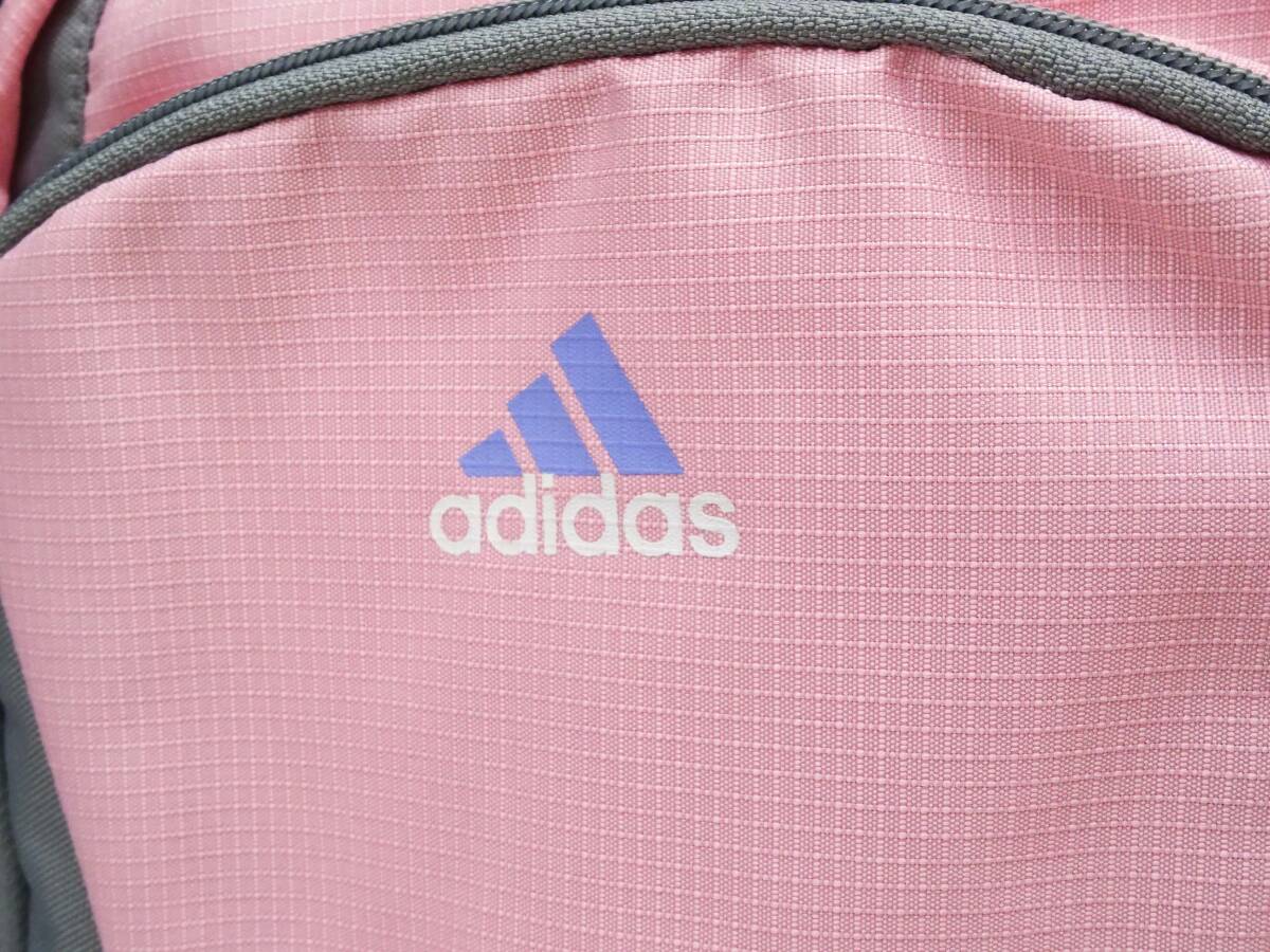 ◆(TH) adidas アディダス リュックサック バックパック ピンク 子供 キッズ 遠足 キャンプ 通学 鞄 かばん バッグ ファッション雑貨_画像2