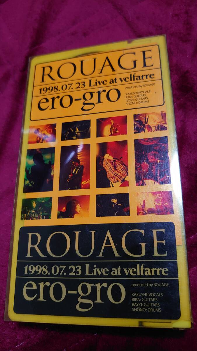 ジャンク ROUAGE ライブビデオ 1998.07.23 Live at velfarre ero-gro_画像1