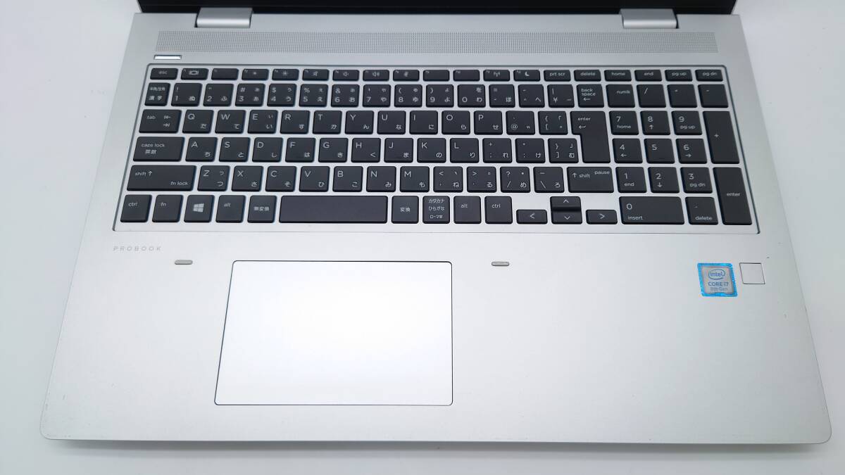 【良品】HP ProBook 650 G5 15.6型 Core i7-8565U 1.8GHz メモリ16GB SSD256GB window10 リカバリ カメラ Wi-Fi 動作品_画像5