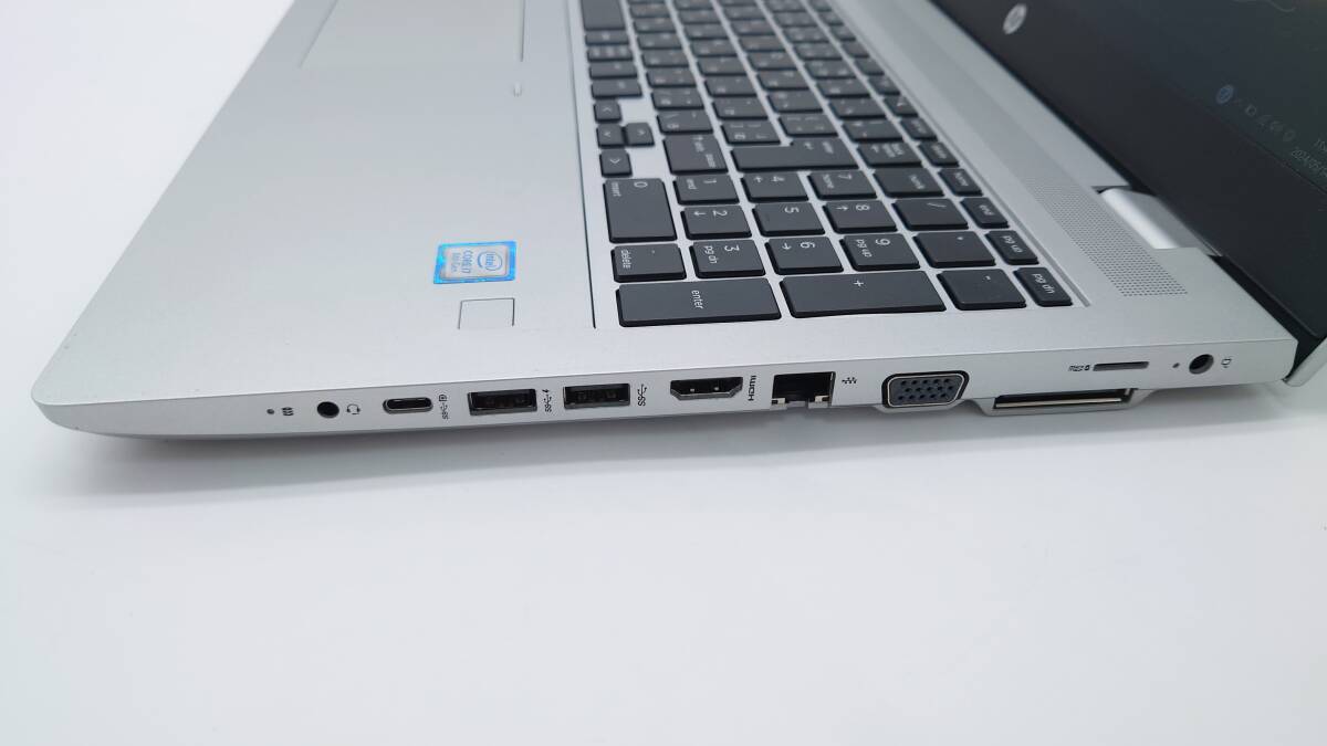 【良品】HP ProBook 650 G5 15.6型 Core i7-8565U 1.8GHz メモリ8GB SSD256GB window10 リカバリ カメラ Wi-Fi 動作品 _画像4