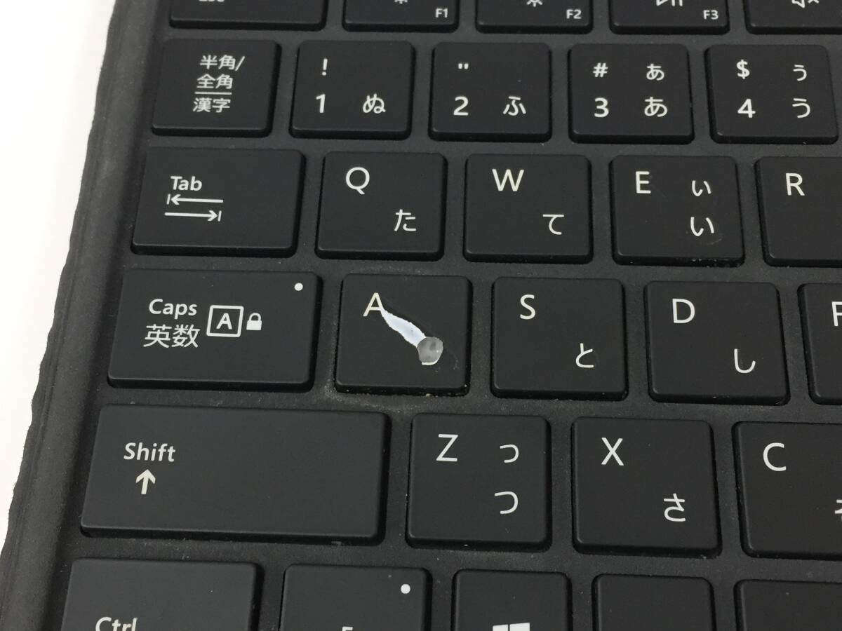 〇【3台セット】Microsoft Surface Pro 純正キーボード タイプカバー Model:1725 ブラック 動作品の画像2