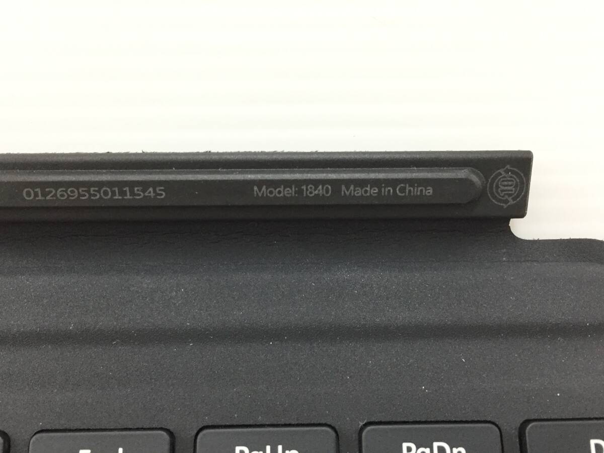 〇【美品】Microsoft Surface Go キーボード タイプカバー Model:1840 ブラック 動作品の画像4