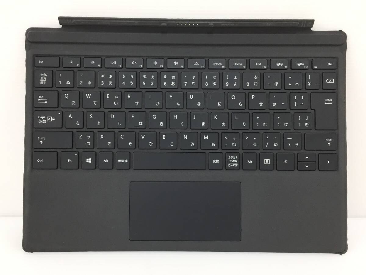 〇Microsoft Surface Pro 純正キーボード タイプカバー Model:1725 ブラック 動作品_画像2