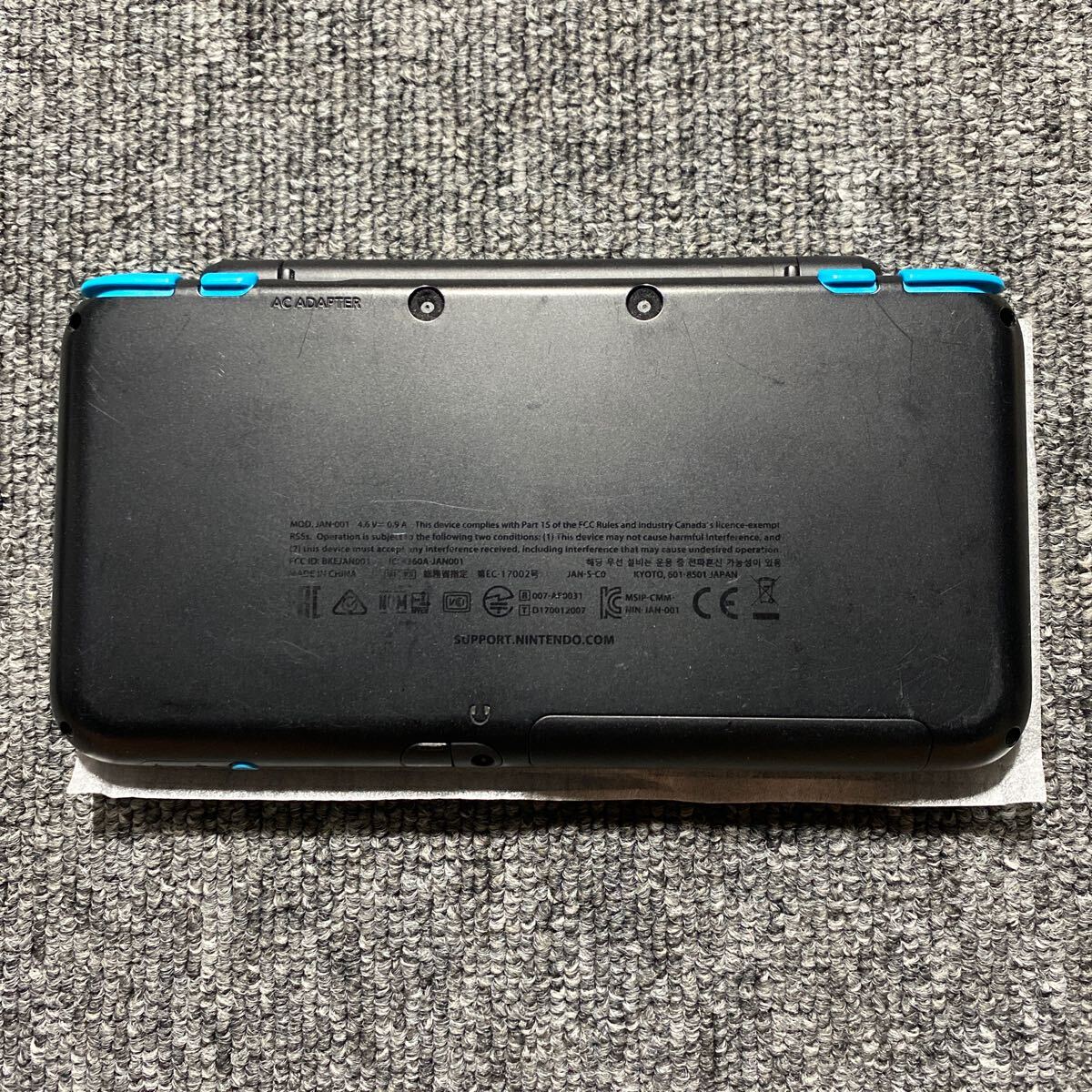 New Nintendo 2DS LL black × turquoise NJE103355786