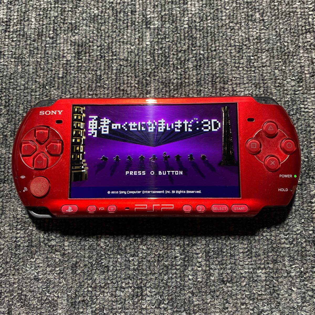 PSP PSP-3000 ラディアントレッド 一式セット