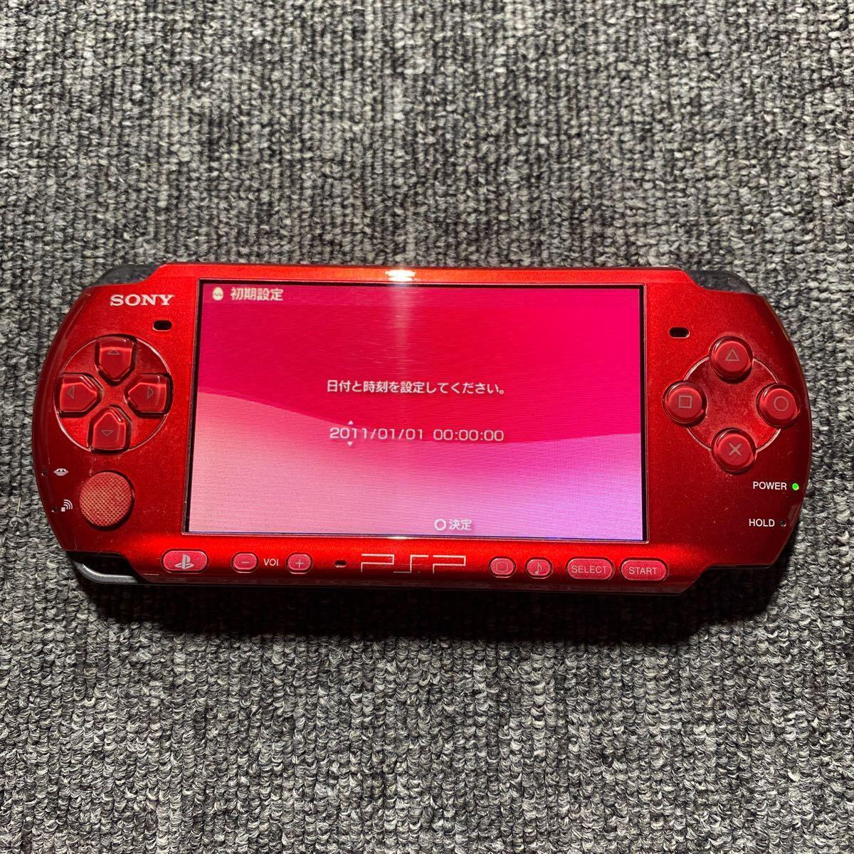 PSP PSP-3000 ラディアントレッド 一式セット