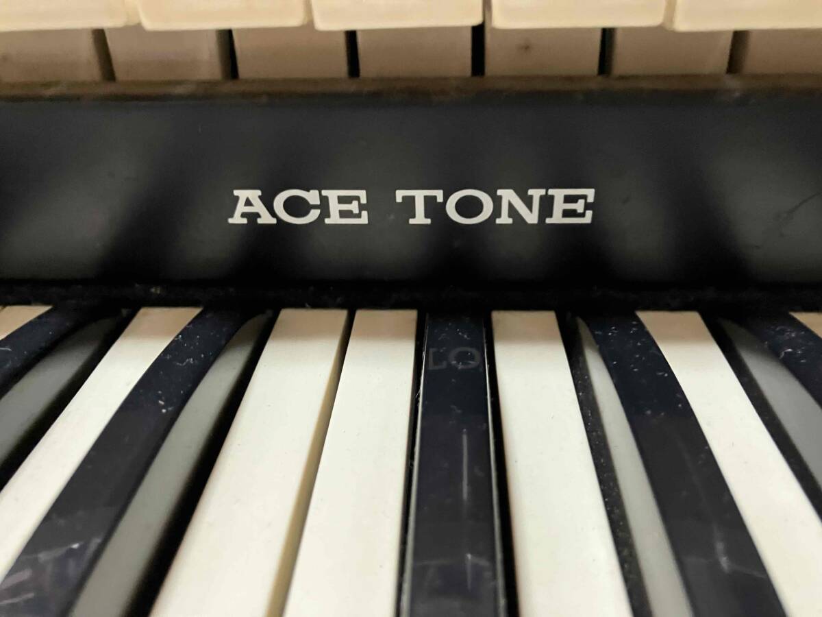 * the same day decision . possible person limitation special price .! Vintage * keyboard rare article? Japan Hammond (ACE-TONE) combo * organ X-3 operation goods. with defect.