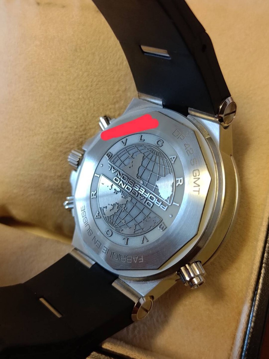 ブルガリ　ディアゴノ　プロフェッショナル 腕時計　DP42　GMT　美品　dp42_画像4