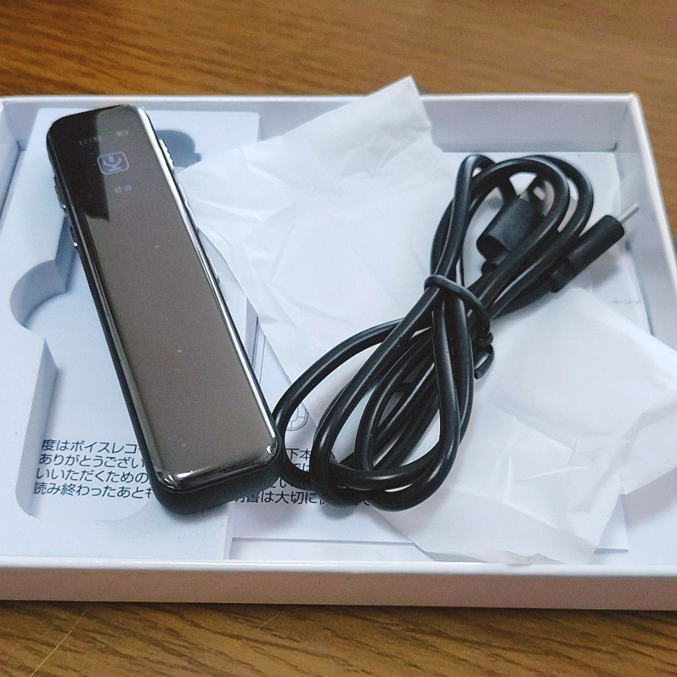 ボイスレコーダー ICレコーダー 小型 長時間録音 16GB MP3プレーヤー