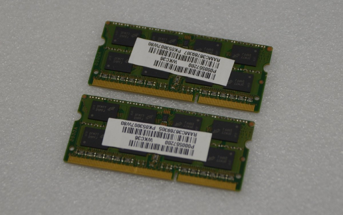 Micron　 メモリ 4GB PC3L-12800S 中古品×2枚　　　（750-4）_画像5