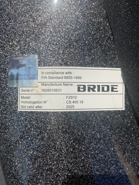 BRIDE ZETAⅢ XL bride Gita 3 T&E VERTEX collaboration rare 