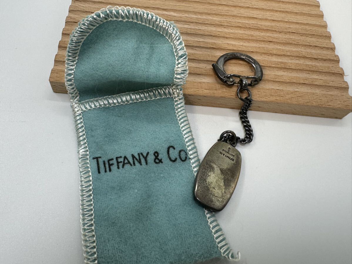 【0138】ヴィンテージ アクセサリー　Tiffany ティファニー　　シルバー　925 キーホルダー　1円から　　　_画像1