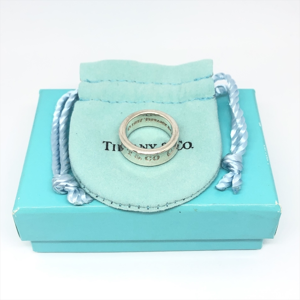 ティファニー Tiffany&Co. ナローリング リング 指輪 約7号 SV925_画像8