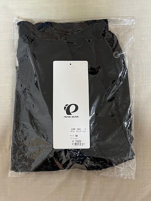 【使用1回】パールイズミ☆Pearl Izumi☆サイクルクロップドパンツ☆248-3DV☆7分丈☆Mサイズ☆黒色☆2023 Spring/Summerモデル