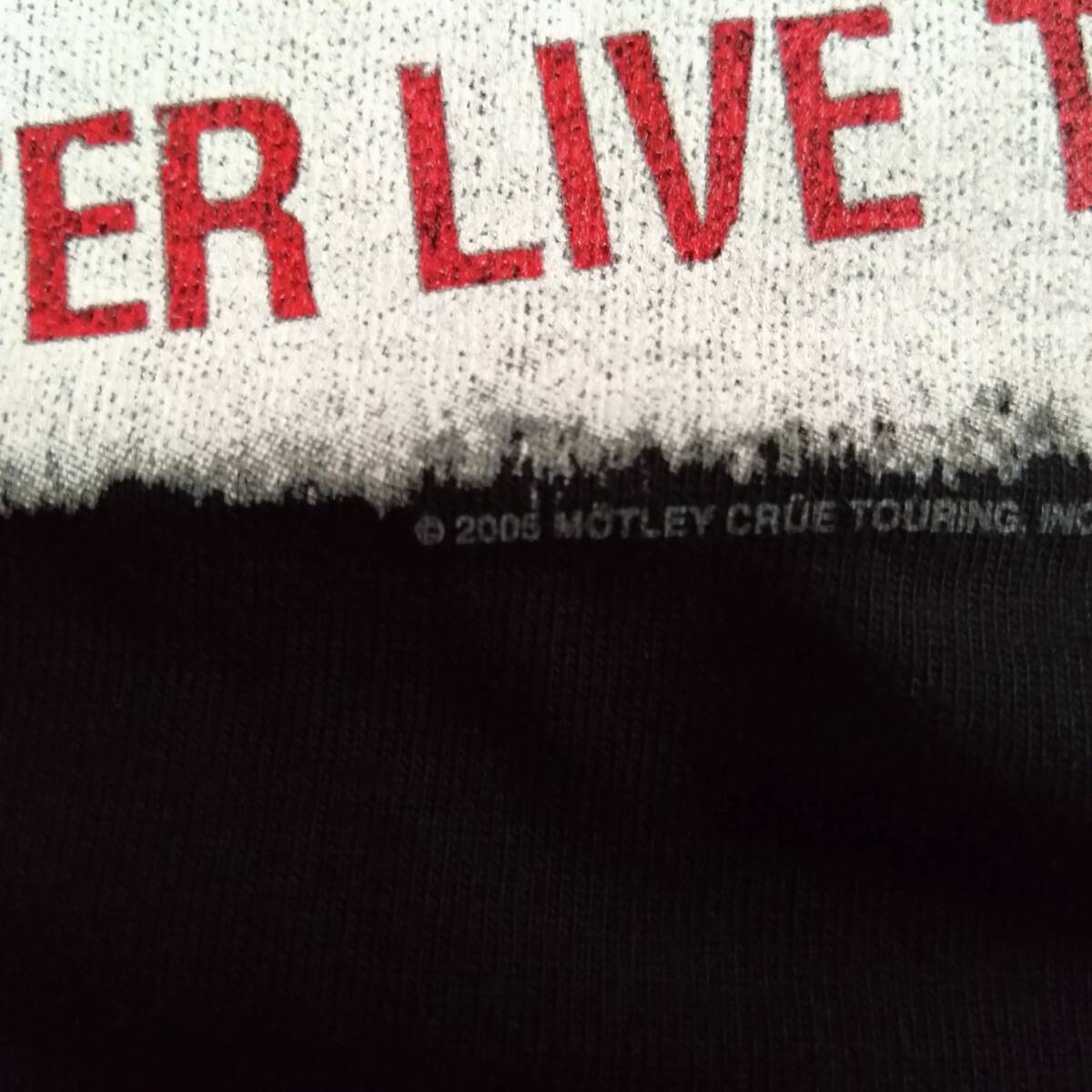 【新品・未使用】MOTLEY CARNIVAL OF SINS TOUR 2005 Tシャツ 日本限定 / モトリークルー GUNS N' ROSES バンドTシャツ_画像4