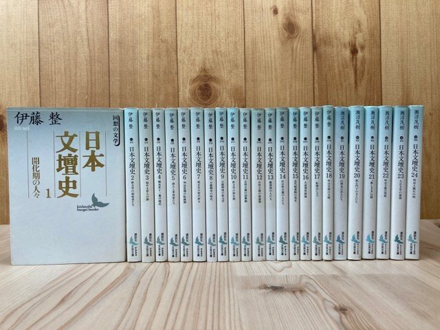 【税込?送料無料】 日本文壇史 本巻全24冊揃(総索引欠)/【講談社文芸文庫】 EKB497 国文学研究
