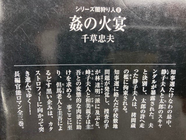 千草忠夫/闇狩り人 全3冊+ 闇への供物 1-3の3冊+1　YDB1105_画像7