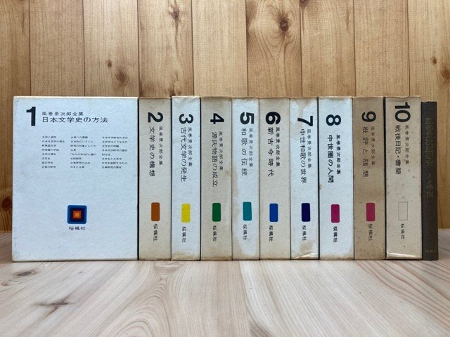 人気ブランドの新作 風巻景次郎全集 全10巻+別冊 風巻景次郎研究/源氏物語の成立 国文学研究