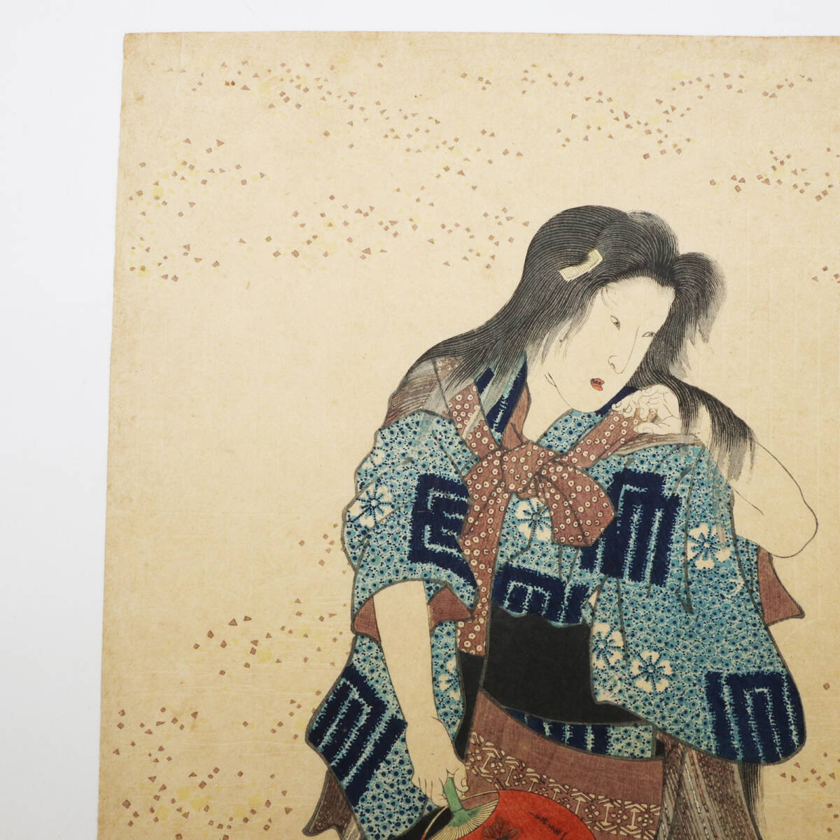 歌川国貞 「源氏後集余情」「末摘花」1857年 木版画 浮世絵  M7733の画像3