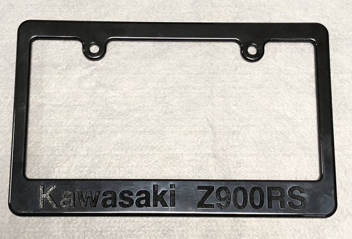 Z900RS ナンバーフレーム　ロゴ入り　バイク用　ナンバーステー　Kawasaki カスタム　外装　マフラー　テールカウル　シート　サイドカバー_画像1