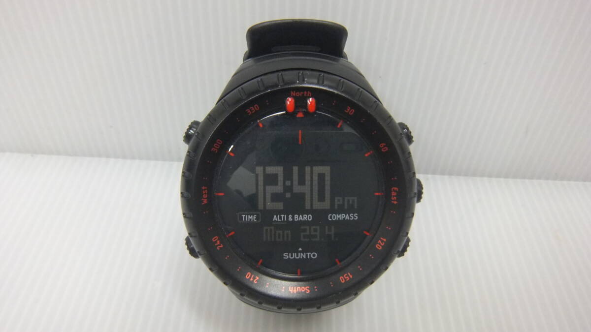 1326 Suunto Core Alpha Stealth OW191 スント コアアルファステルス アウトドアウォッチ デジタル クォーツ 腕時計の画像1